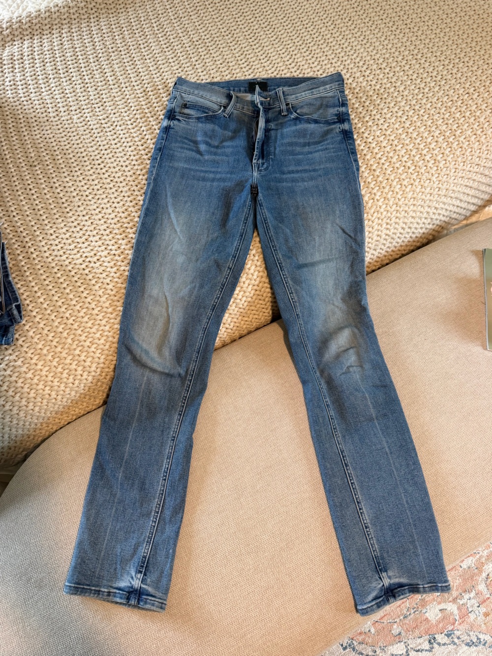 MOTHER mid rise dazzler ankle size 26